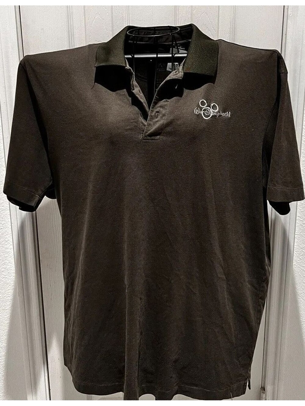 Disneyland Parks Army Green Polo Shirt  -Disney World Size XL